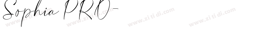 Sophia PRO字体转换